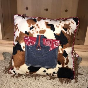 Brindle Fringe Pillow